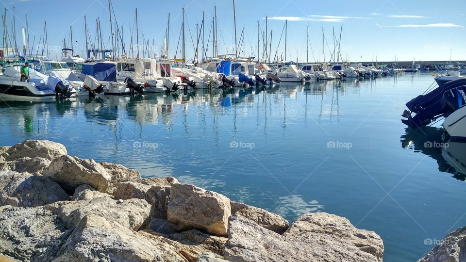 Southern Spain (Caleta, Malaga) luxury marina