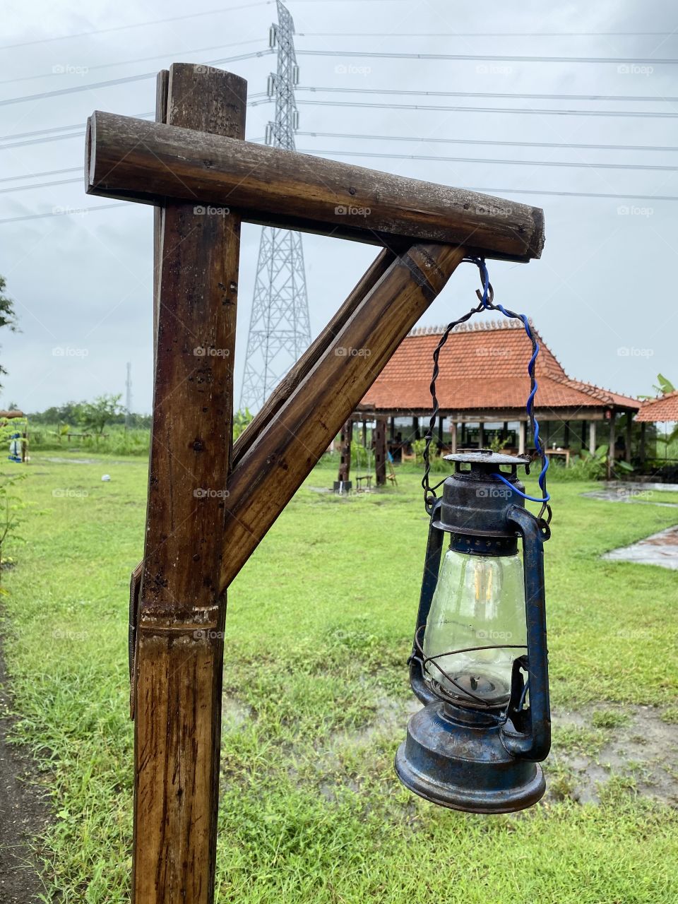 Traditional lamp from Indonesia 