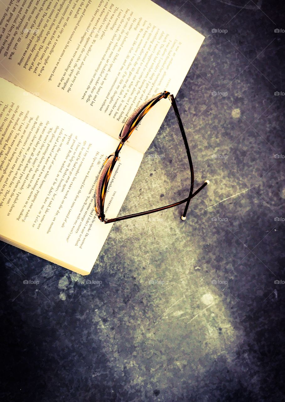 Book time with glasses