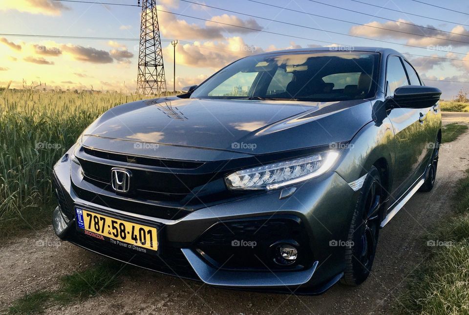 Honda Civic 2020 display atmosphere