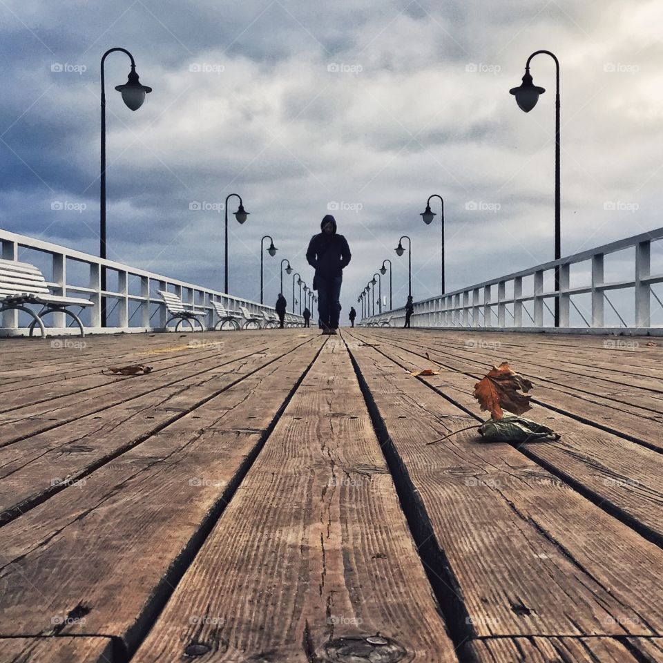 Autumn pier