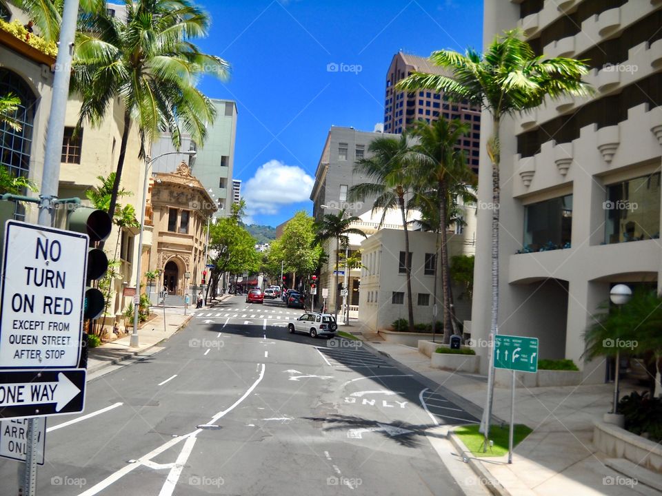 Street of Honolulu 