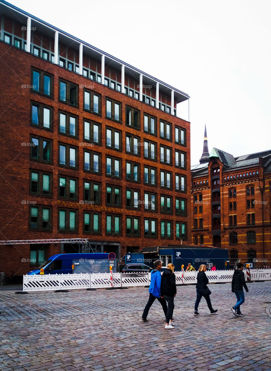 Hamburg architecture people