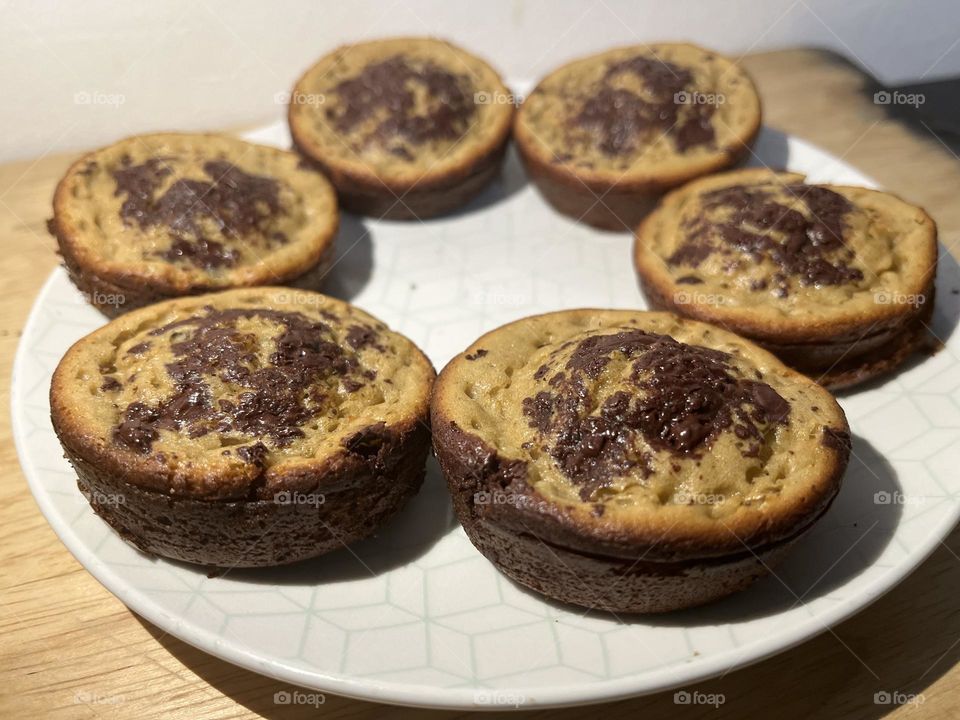 Tasty chocolate muffins 