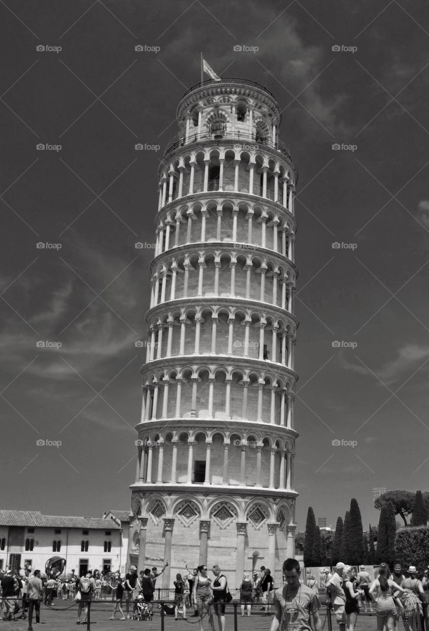 Leaning tower in Pisa