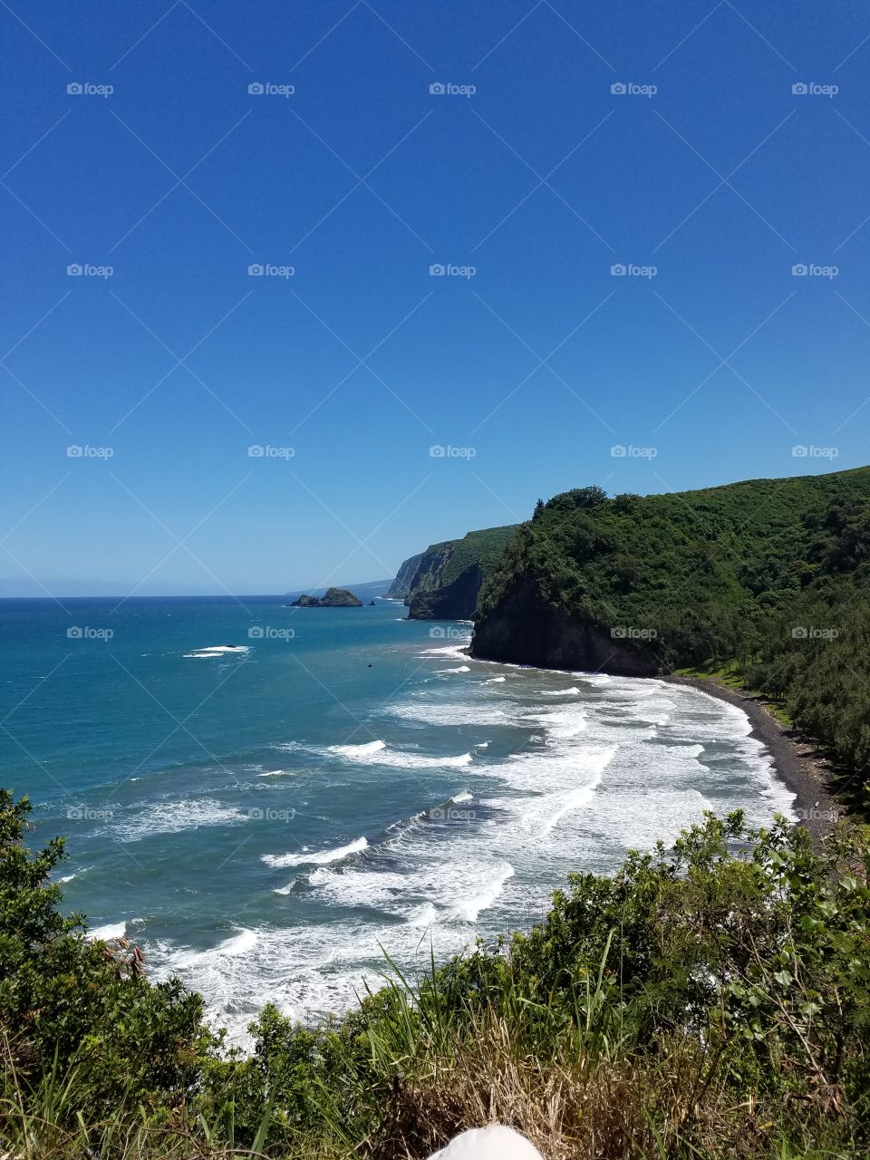 Black Sand beach, Big island