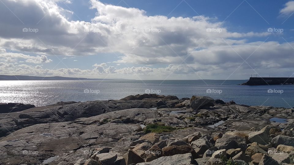 Spiddal Beach Galway Ireland. Monday 15th August 2015.