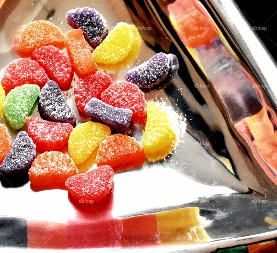 candy sugar colorful wedges