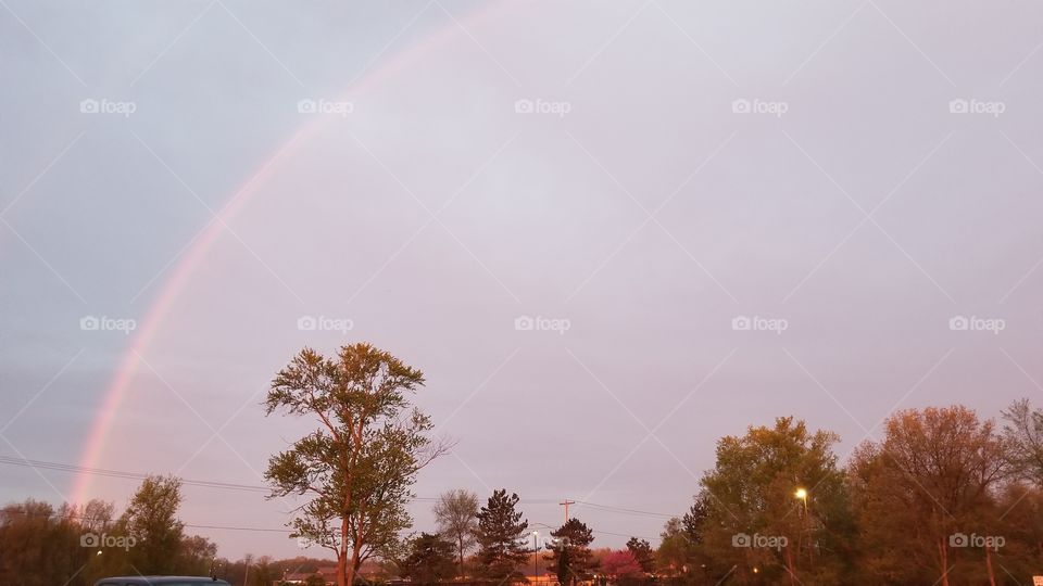 A morning rainbow