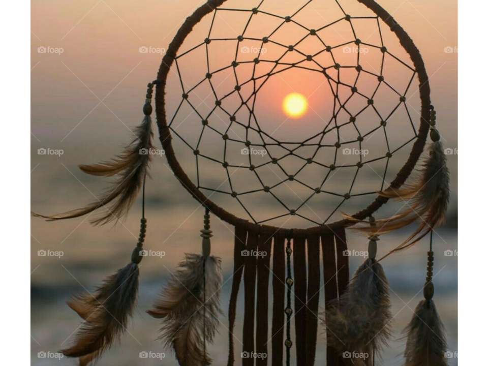 ловец снов и закат