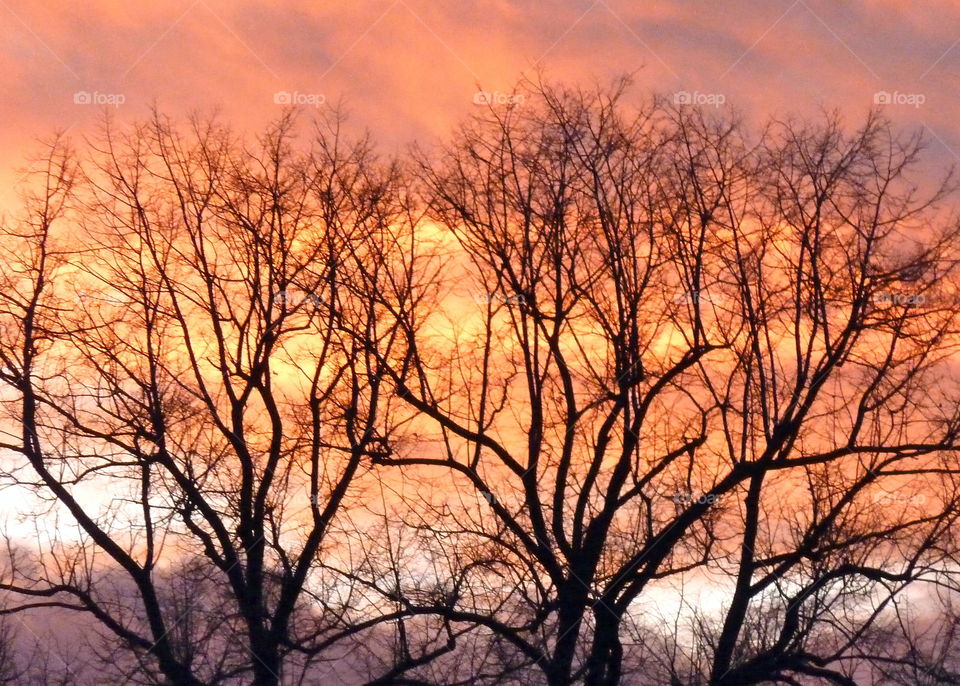 sunset in Tchek republik