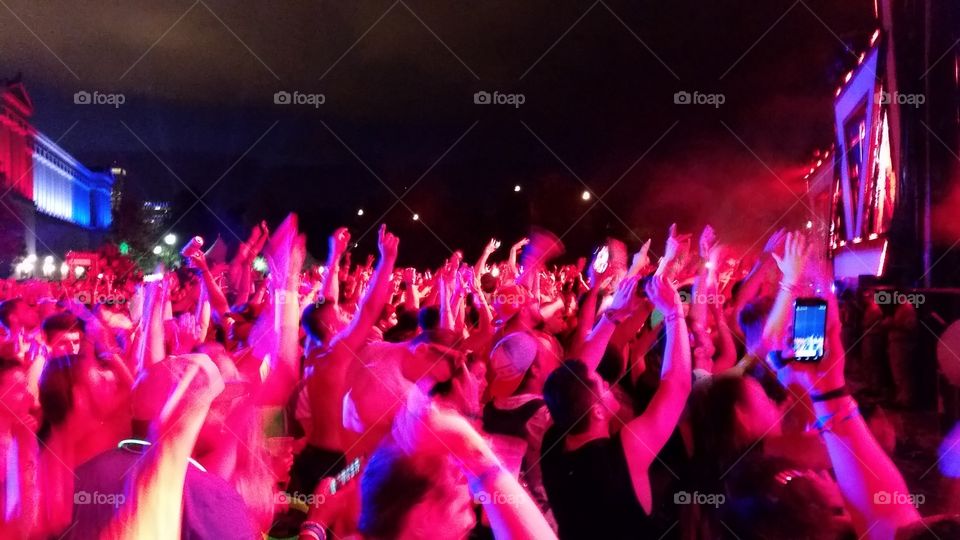 spring awakening music festival . 2015 chicago spring awakening music festival. Afrojack performs.