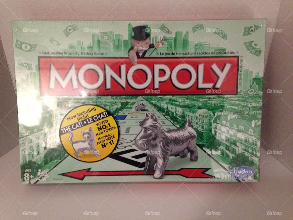 New and Improved Monopoly? Now with CAT game token!