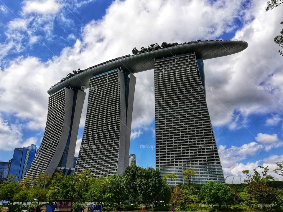 Marina Bay Sands hotel in Singapore