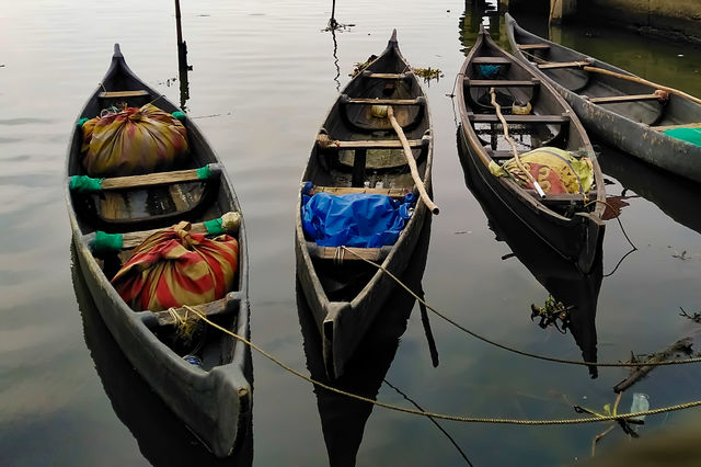 Fishing Boats waterfront, Kerala, India