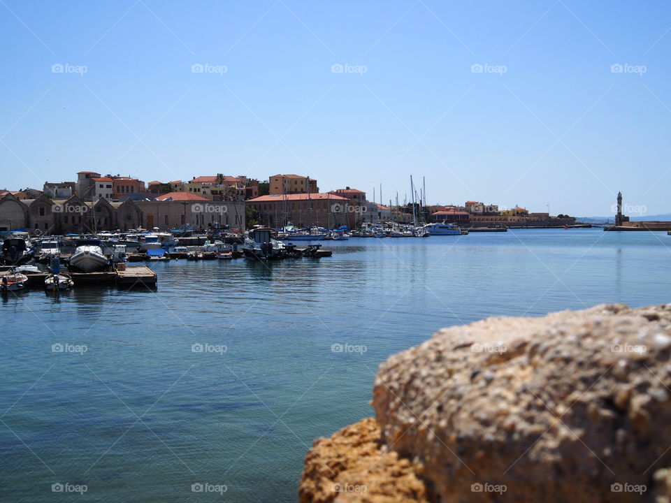Port in Xania on Kreta
