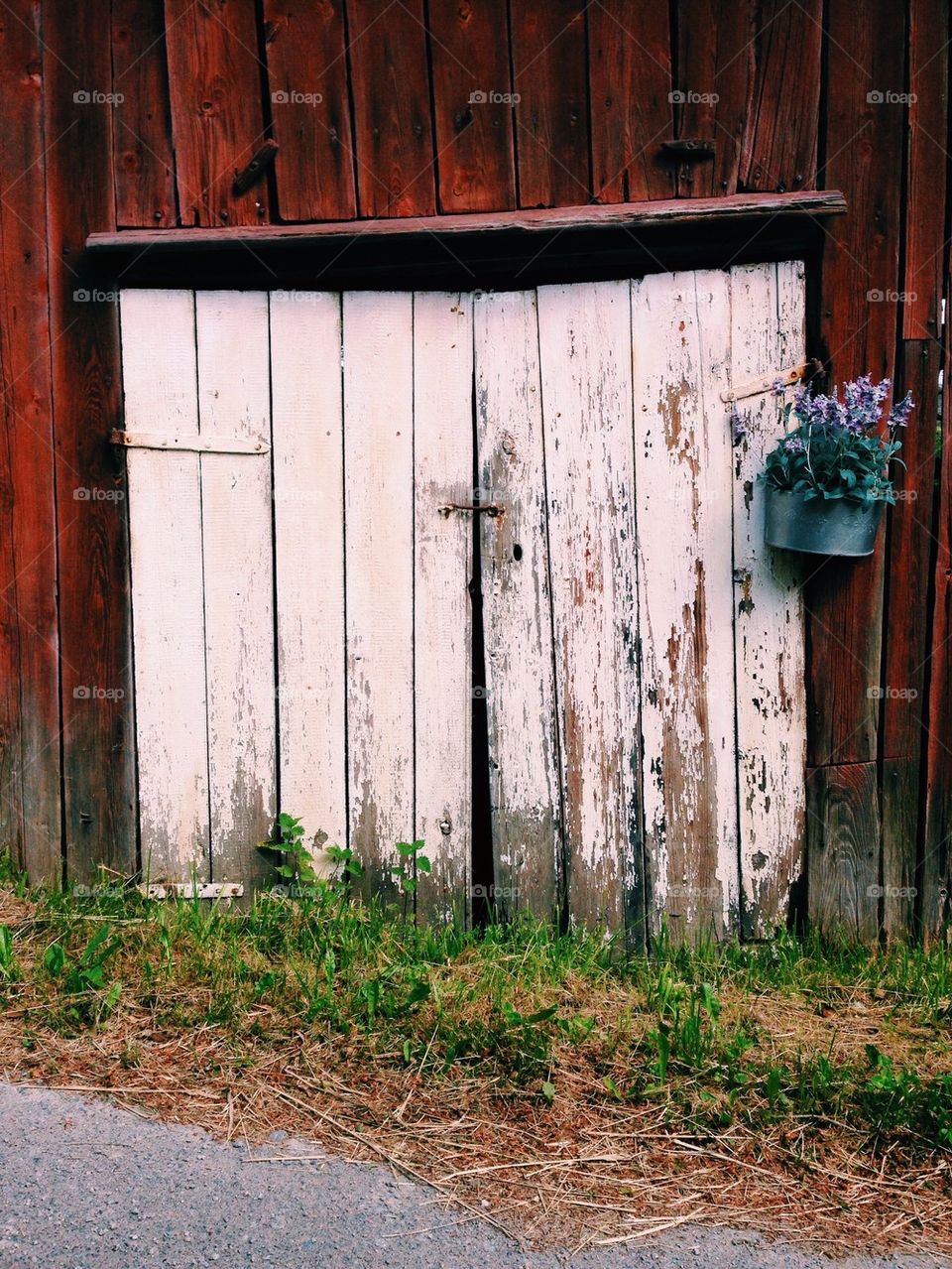 Old barn door