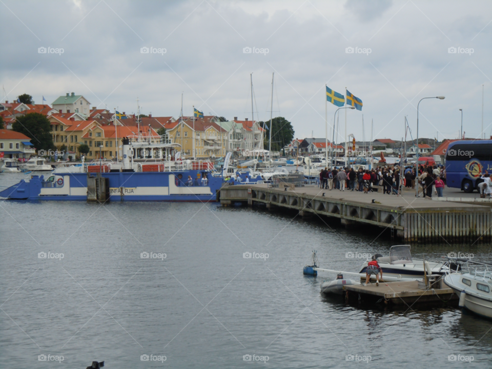 marstrand sweden people water by MagnusPm