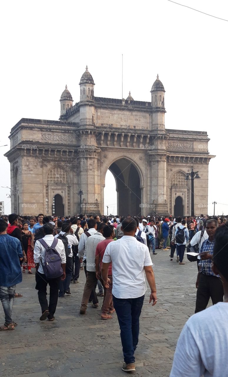 India gate in Mumbai