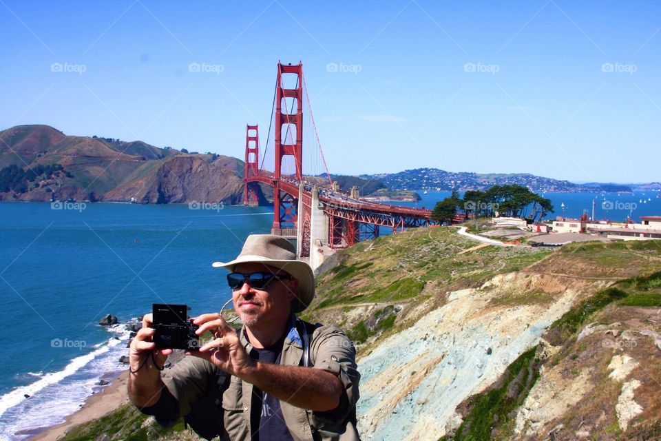 Photographer taking a selfie 