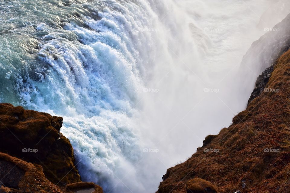 Water, No Person, Rock, Waterfall, Landscape