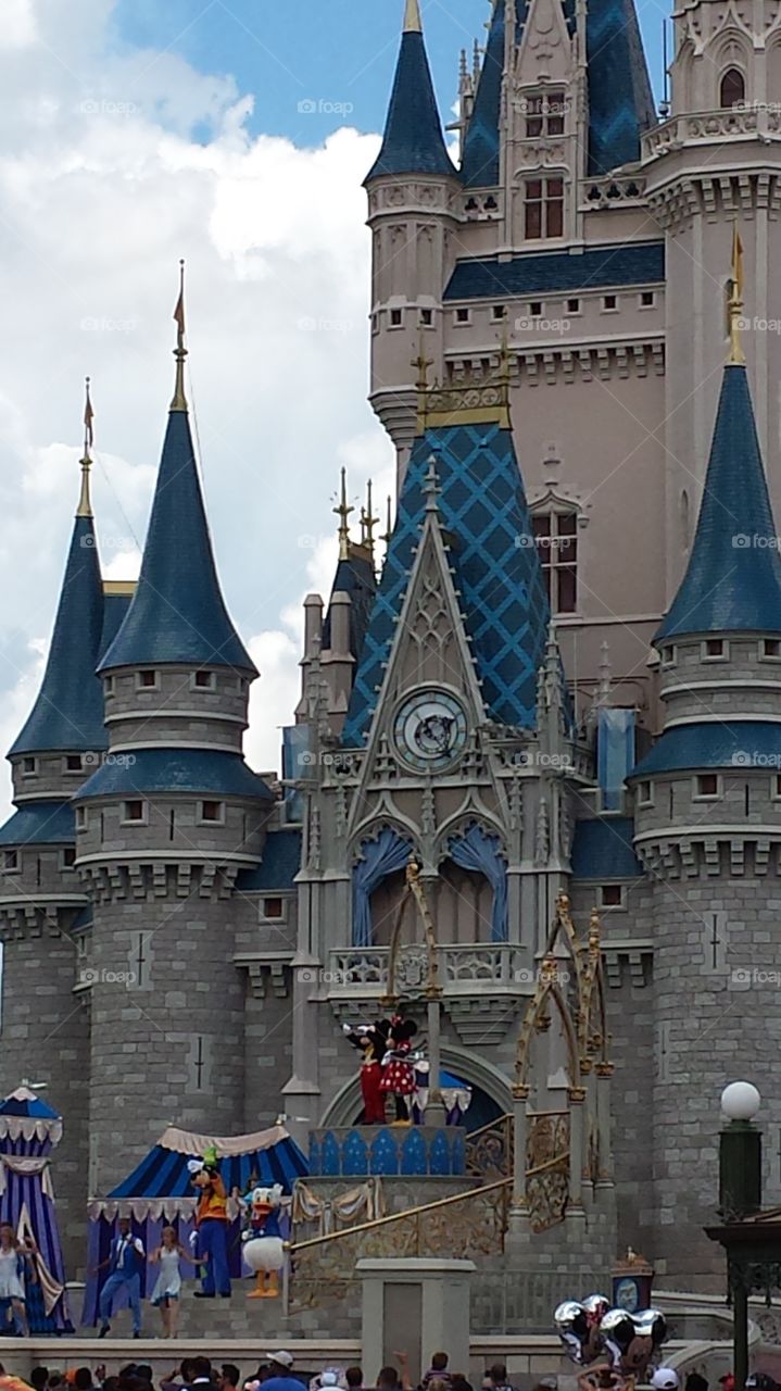 Cinderella Castle. Disney World FL