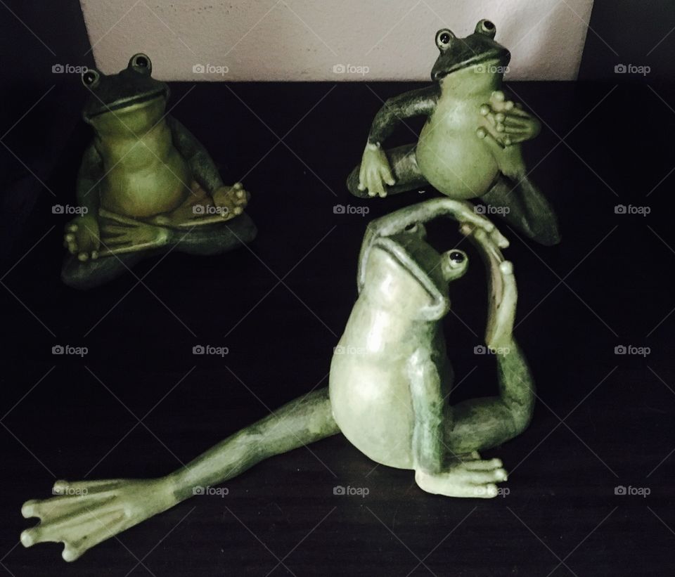 Yoga frogs 