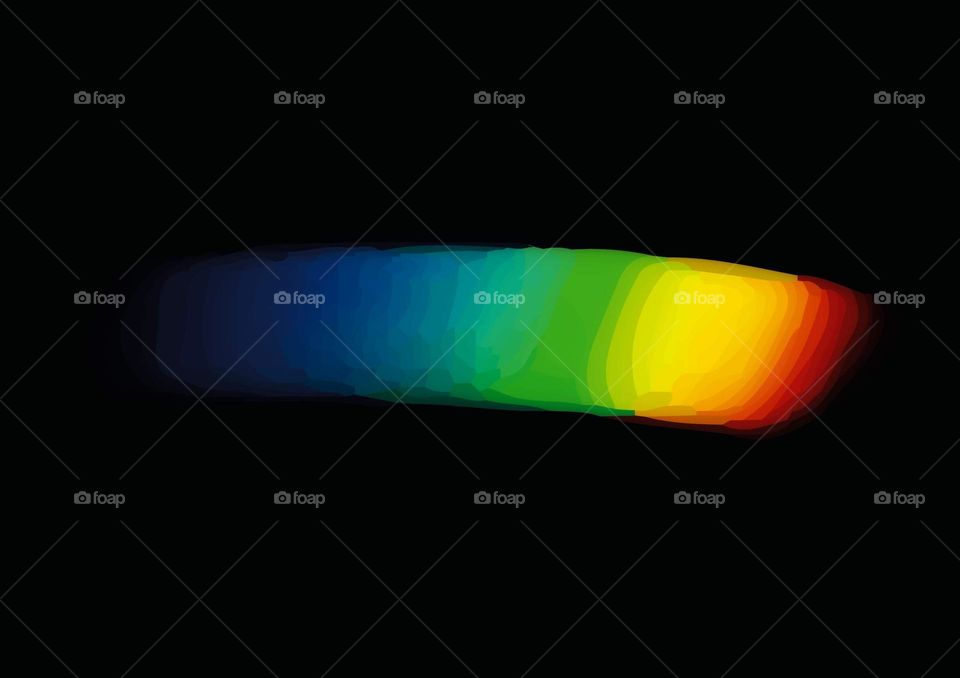 Photography of rainbow. Rainbow on black background.  Abstract web background. Banners and panels. Design background. Computer. Desktop background and design. Unique. Surrealistic. Dispersion of light