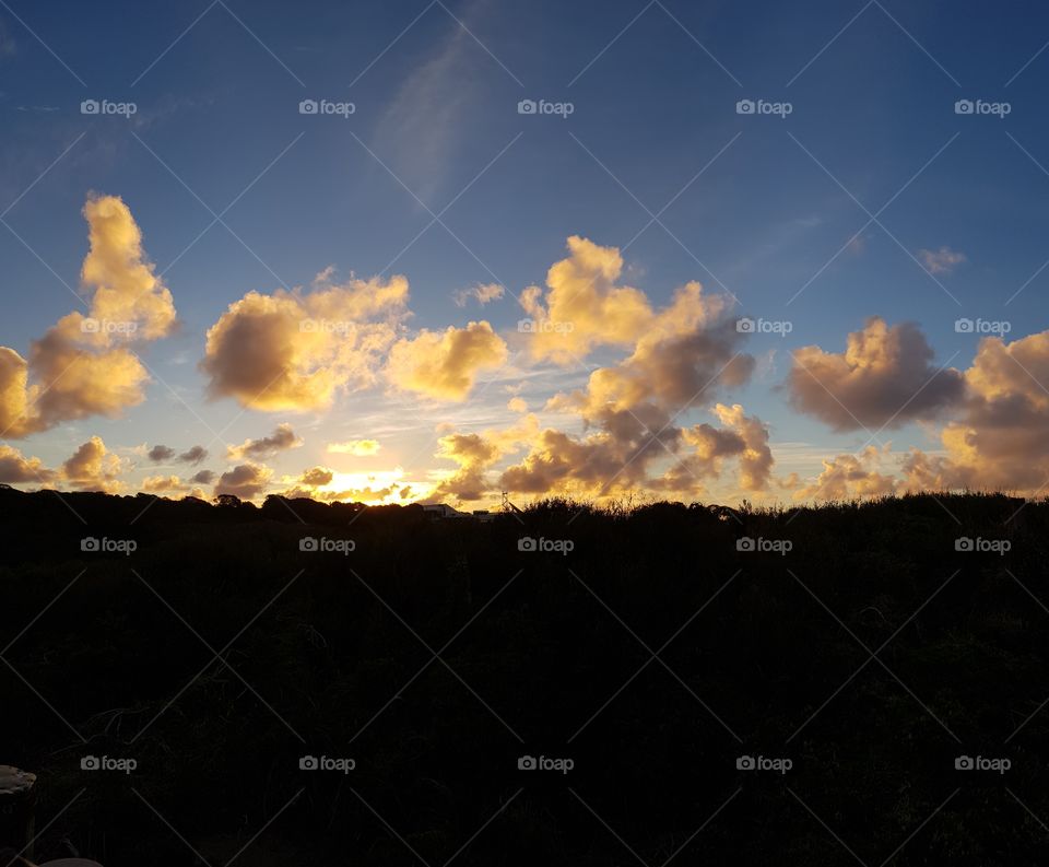 australia beach sunset