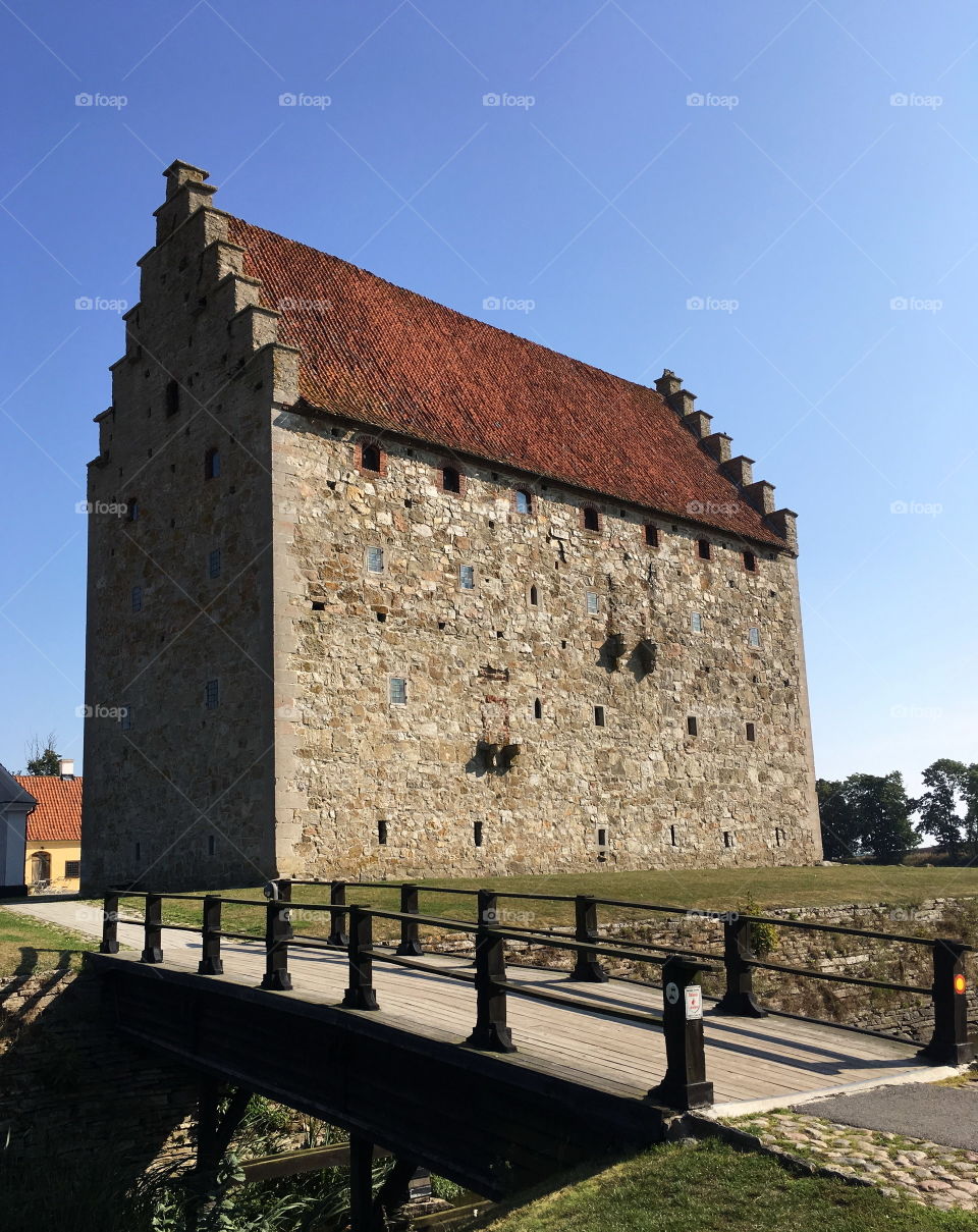 Glimmimgehus, Skåne - medieval fort.