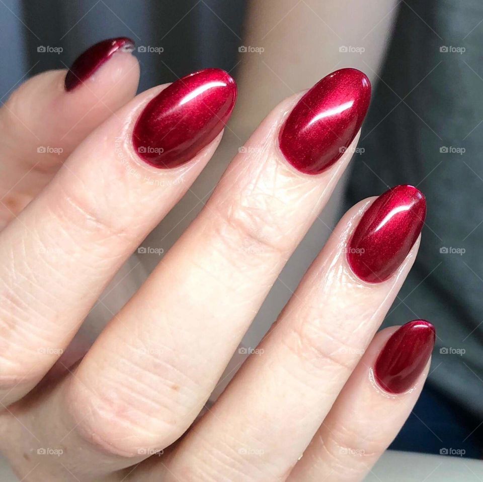 unhas nail vermelhas red