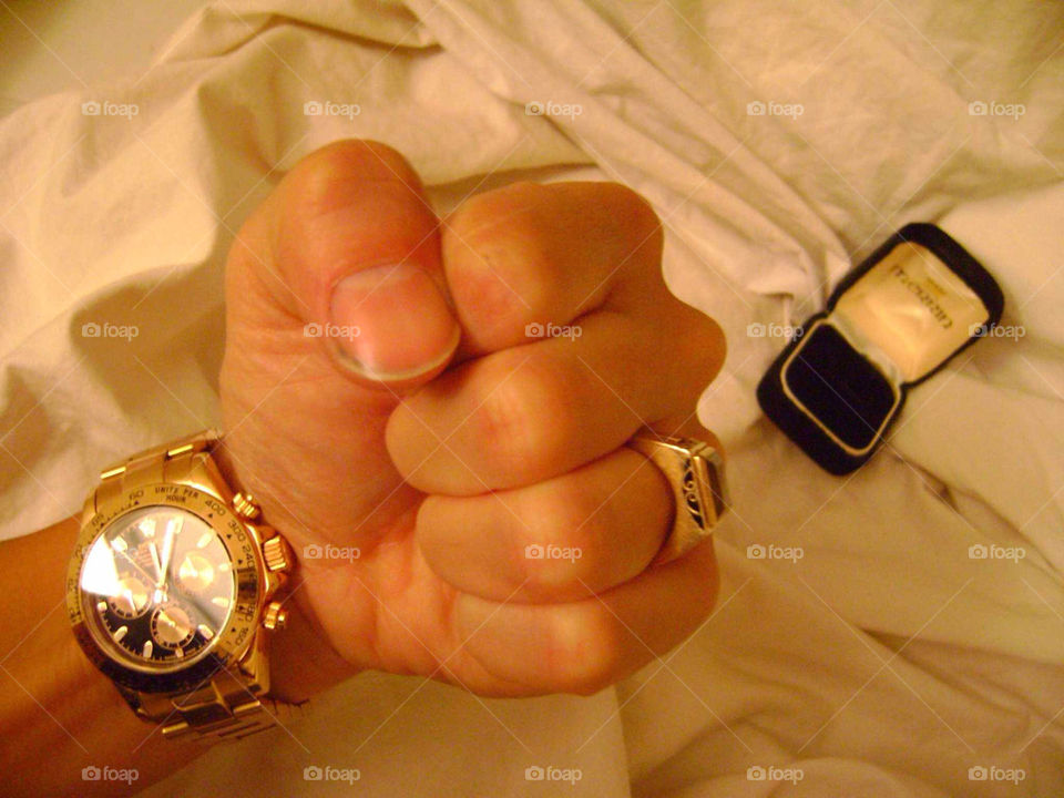 Jewelry Band, Jewelry, Bed, Hand, Bedroom