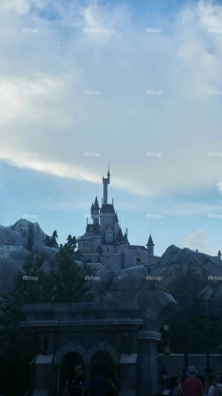 Belle's Castle at Magic kingdom