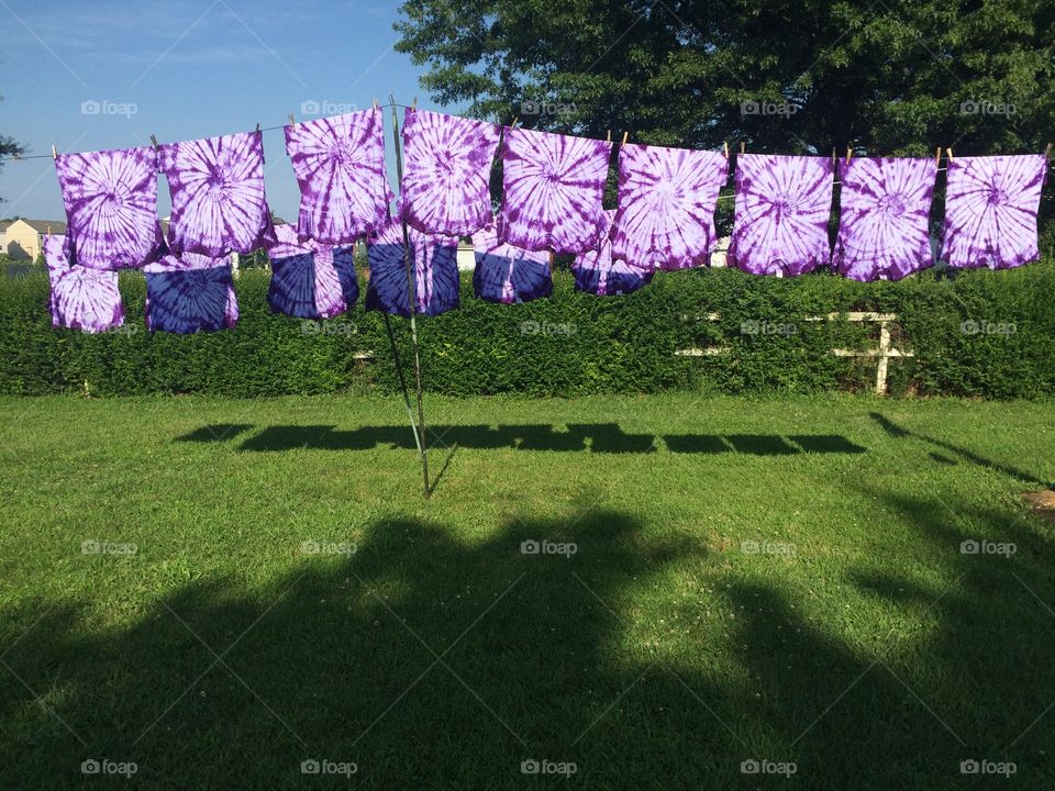 Purple tie dye shirts 