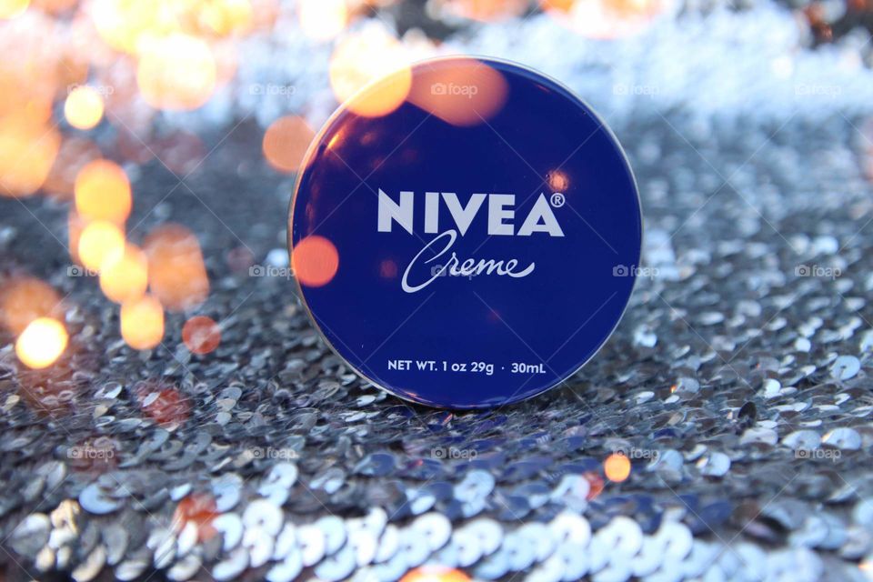 Nivea Creme product with sequence and sparkler