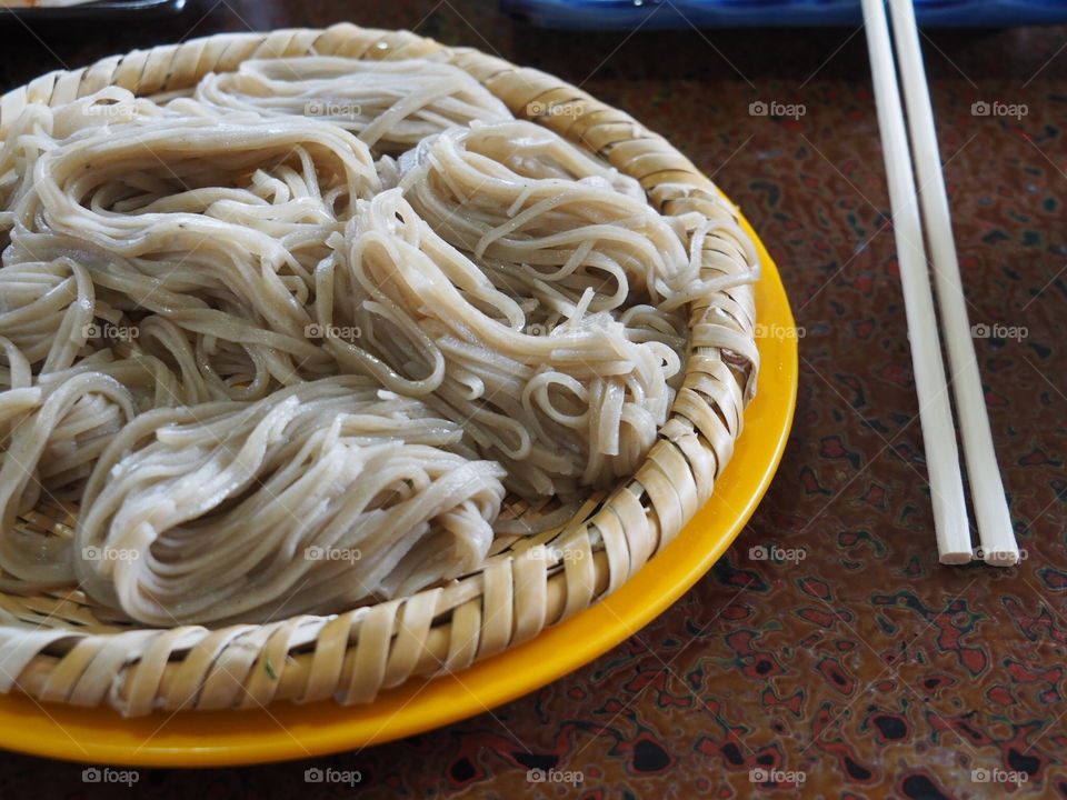 Traditional soba