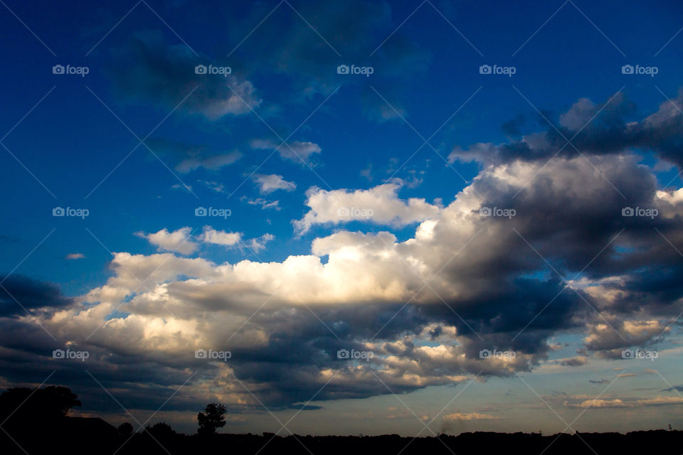 sky field blue sunset by vinnyme