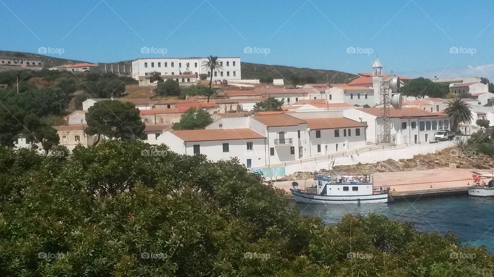 Small village in north Sardinia