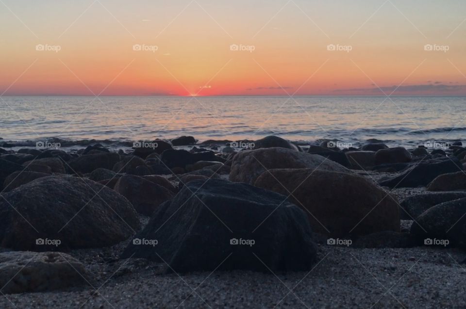 Sunset over Cape Cod 