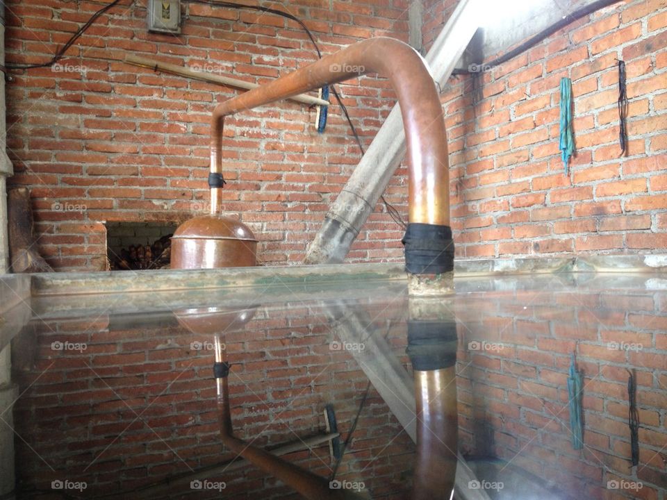 Rustic distillery