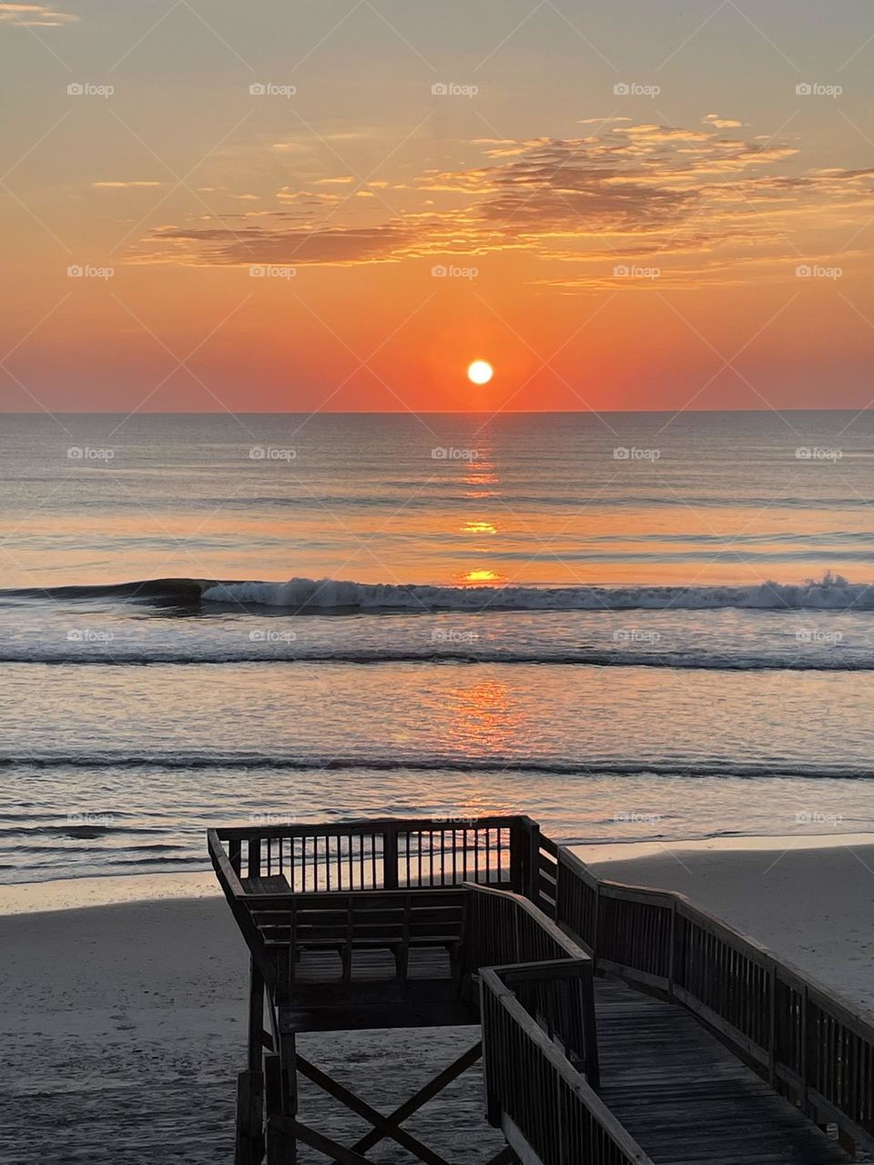 Deck View at Sunrise