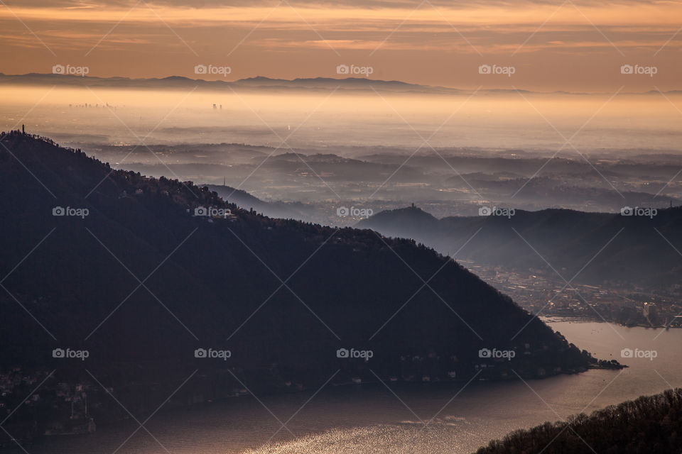 Lake Como from above