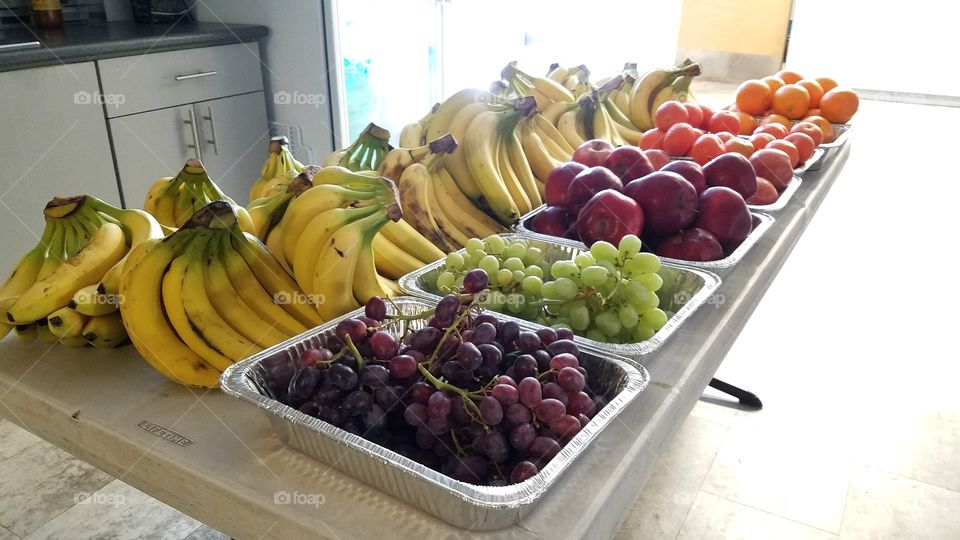 Fresh fruit Fridays at the office