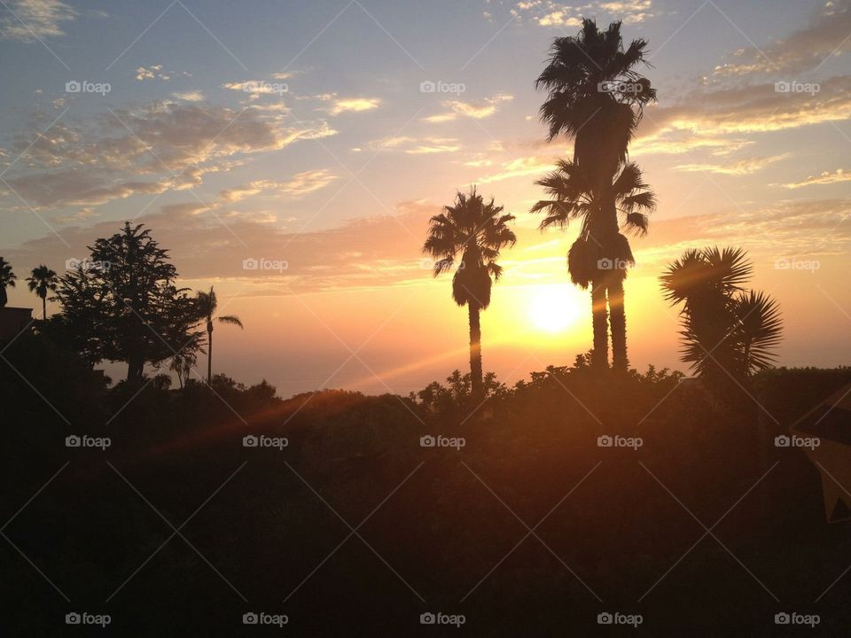Sunset from Mount Soledad