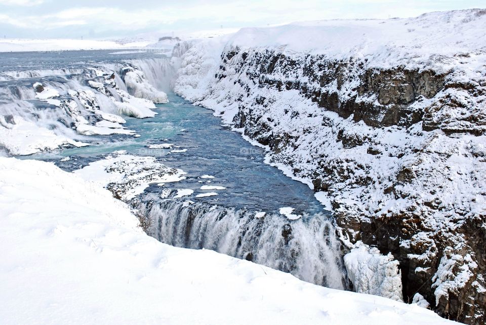 Iceland waterfall 