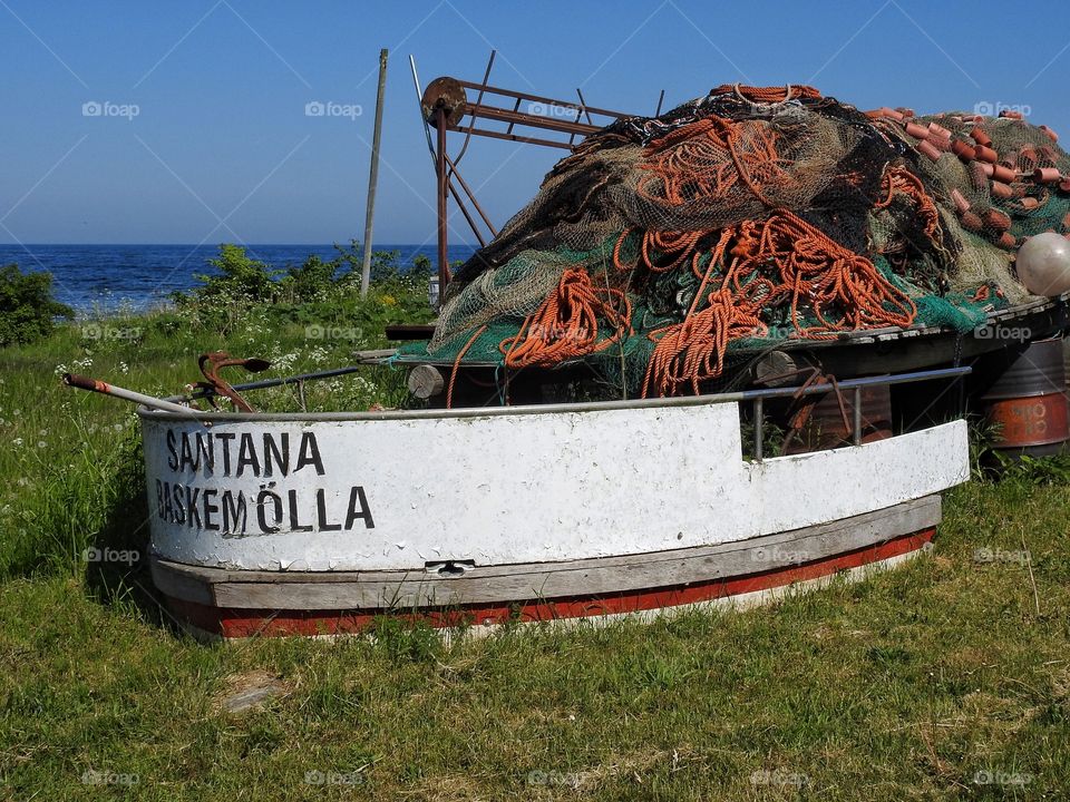 Old fishing boat 