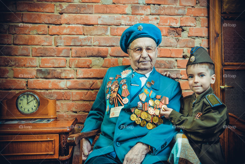 ветеран СССР и внук