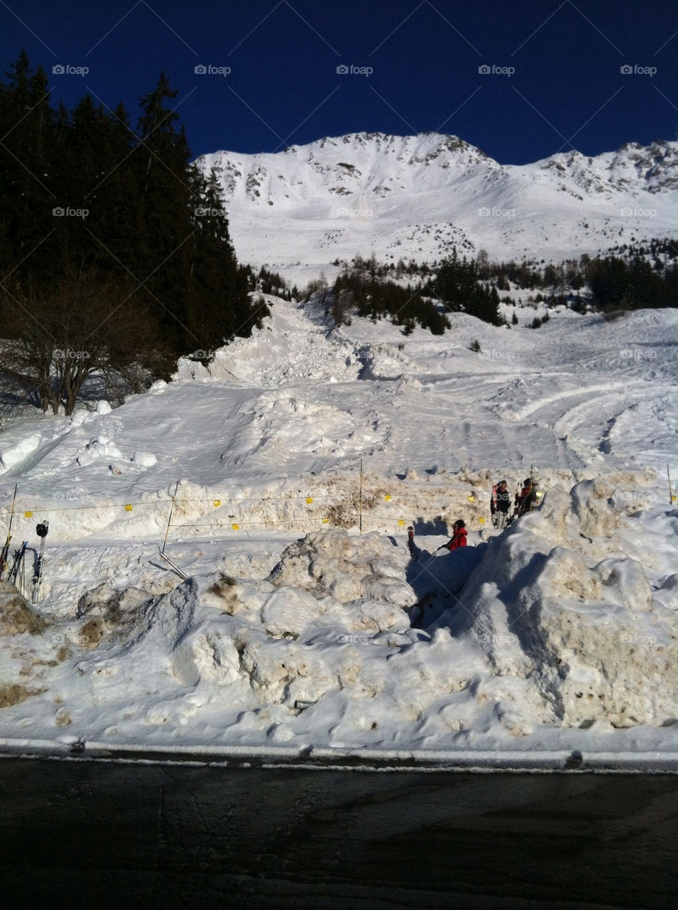 after an avalanche by swisstraveler