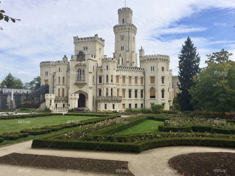 Hluboka castle 