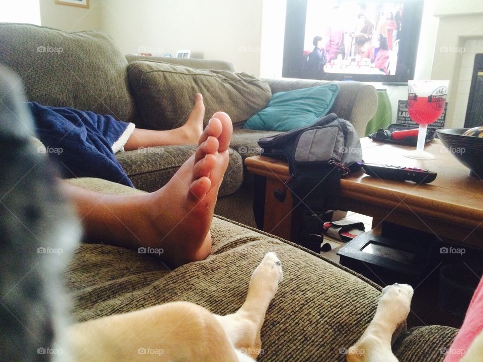 Feet up relaxing for all species 